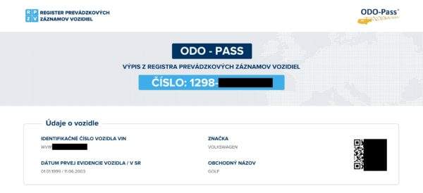 Ukážka ODO-Passu. Zdroj: rpzv.sk